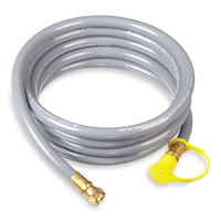 Universal Fit Natural Gas BBQ Hose Connector Kit, 10-ft Overhead_Plunge