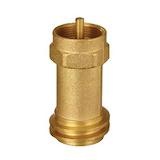 Universal Fit Propane BBQ Brass Adapter, 1-lb Front_Elevated