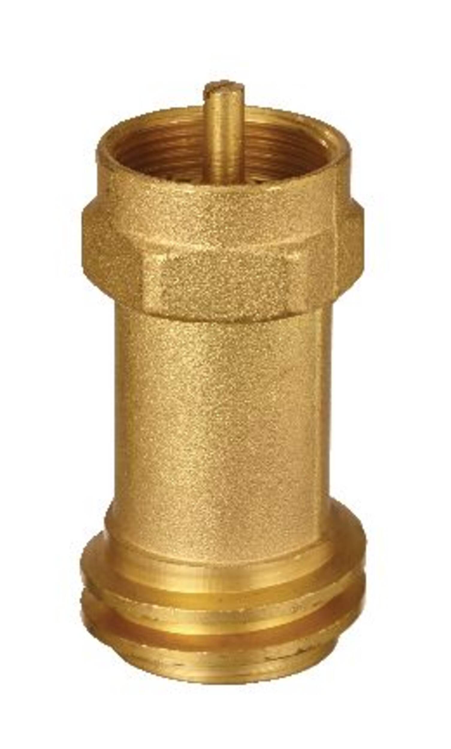 Universal Fit Propane BBQ Brass Adapter, 1-lb Front_Elevated