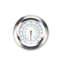 Universal Fit BBQ Temperature Gauge, 3 1/2 x 3 1/2 x 2 1/5-in Front_Flat
