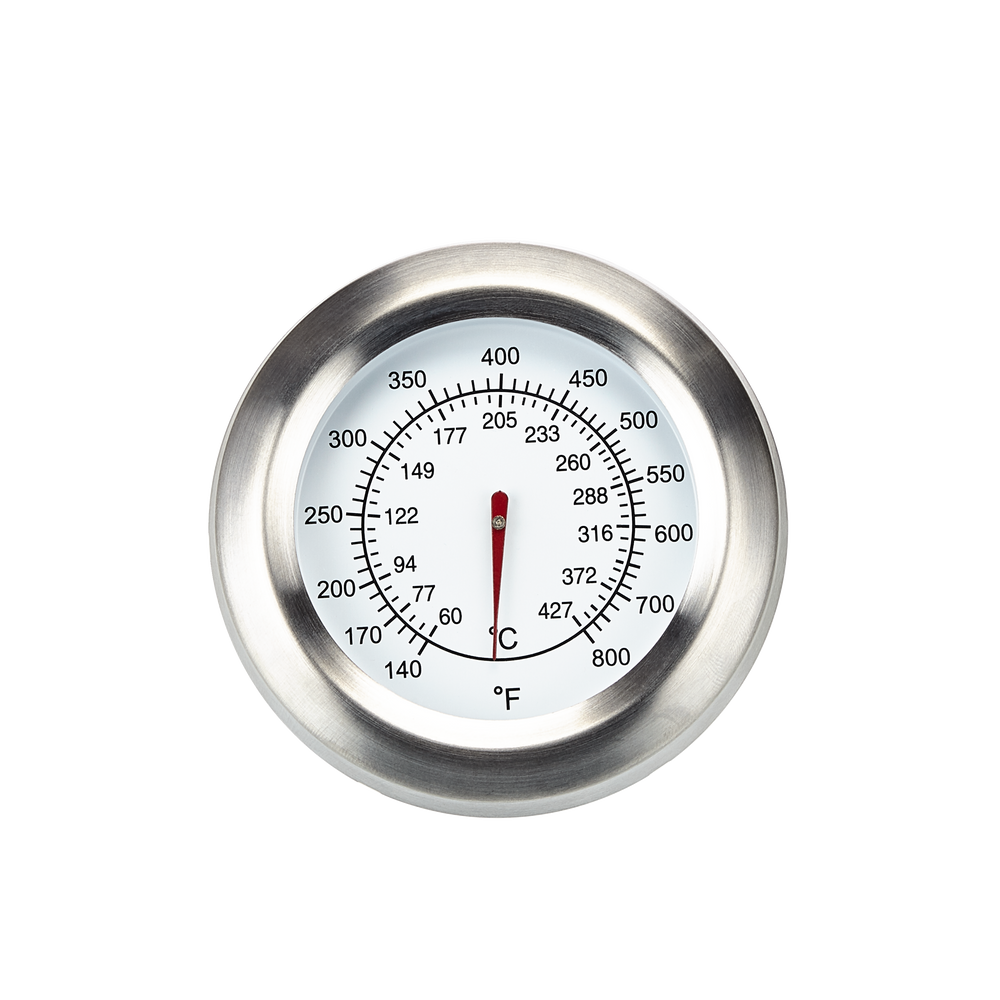 Universal Fit BBQ Temperature Gauge, 3 1/2 x 3 1/2 x 2 1/5in