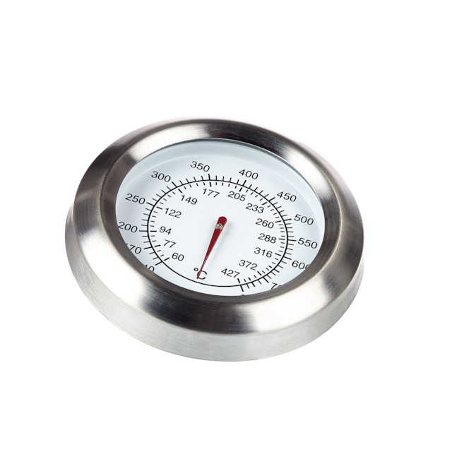 Universal Fit BBQ Temperature Gauge, 3 1/2 x 3 1/2 x 2 1/5in