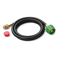 Weber BBQ Brass Adaptor Hose for Portable Grills, Type-1 (791) Cylinder Fitting Overhead_Plunge