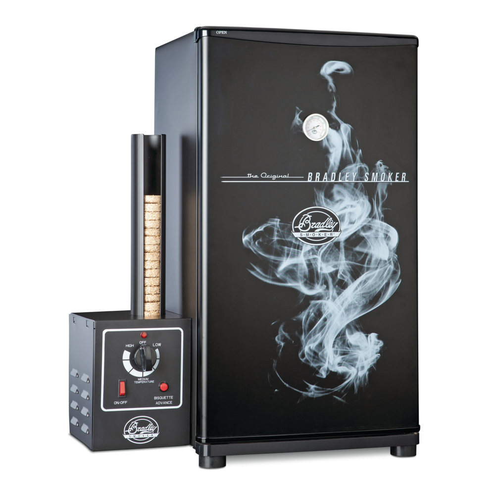Bradley Original 4Rack Electric Vertical Smoker with an Automatic Wood Feeder Canadian Tire