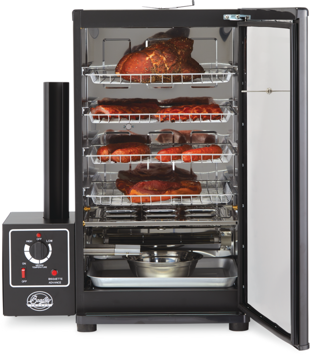 Bradley Original 4Rack Electric Vertical Smoker with an Automatic Wood