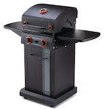 Master Chef Grill Turismo 2-Burner BBQ Grill with Folding Side Shelves Front_Three_Fourths_Angled_Left