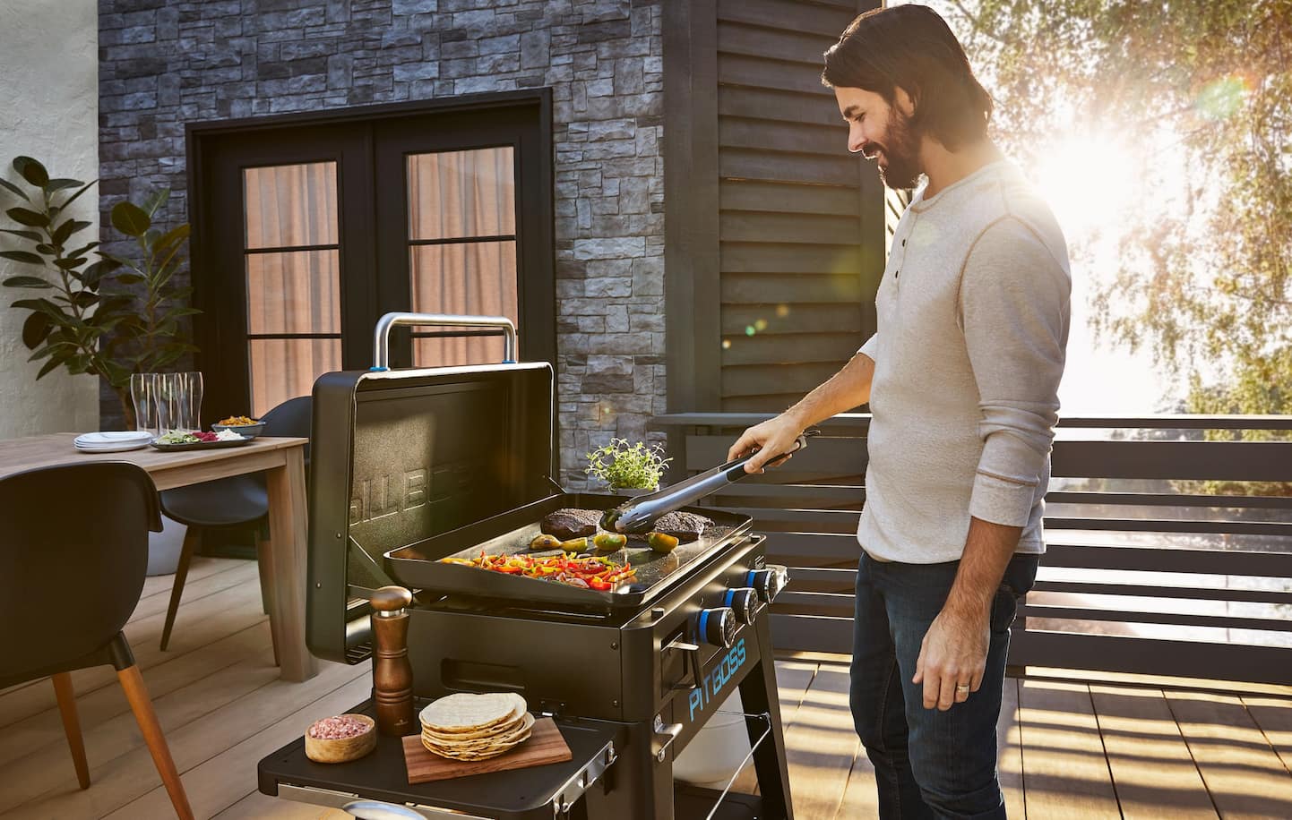 Pit Boss 3-burner Ultimate Lift-off Gas Griddle 