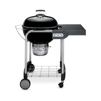 Weber Performer - Barbecue au charbon de bois avec tablette latérale pliante et porte-couvercle, 22 po Front_Elevated