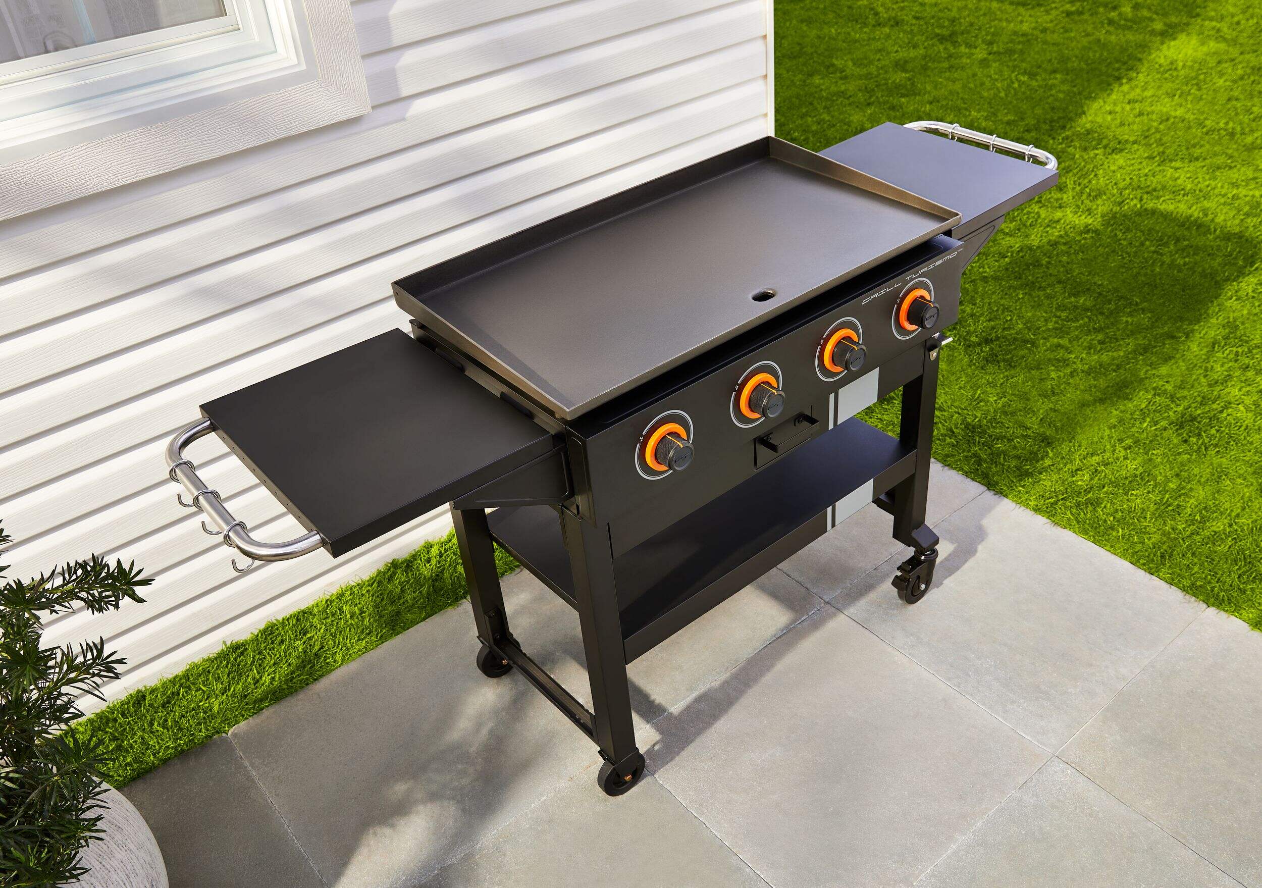 MASTER Chef G70220 Grill Turismo Stainless Steel 4Burner Propane Gas