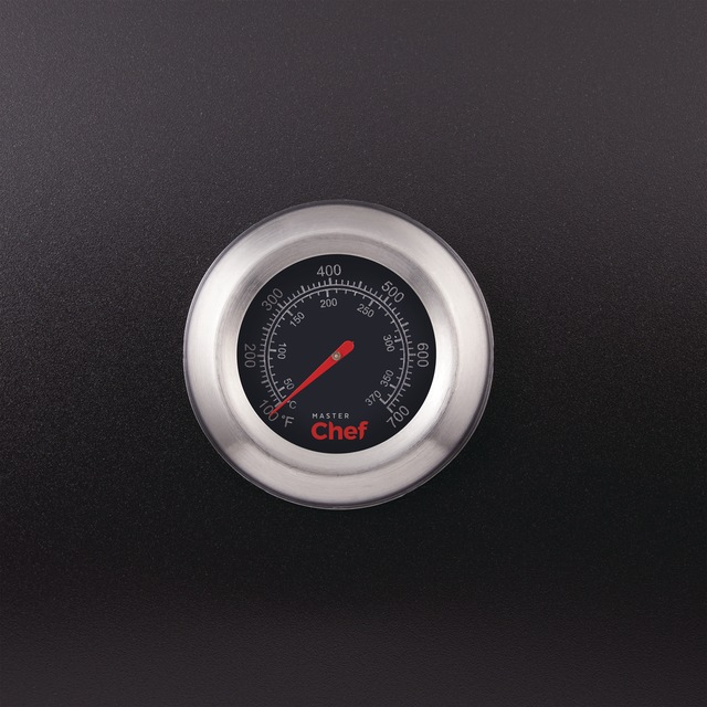 MASTER Chef Tabletop Portable Electric BBQ Grill with CastIron Grates