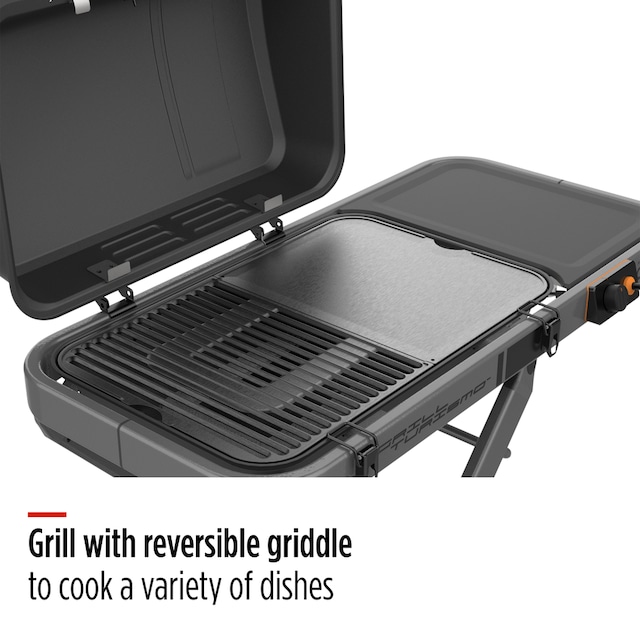 MASTER Chef Grill Turismo Portable Gas Grill with Foldable Cart