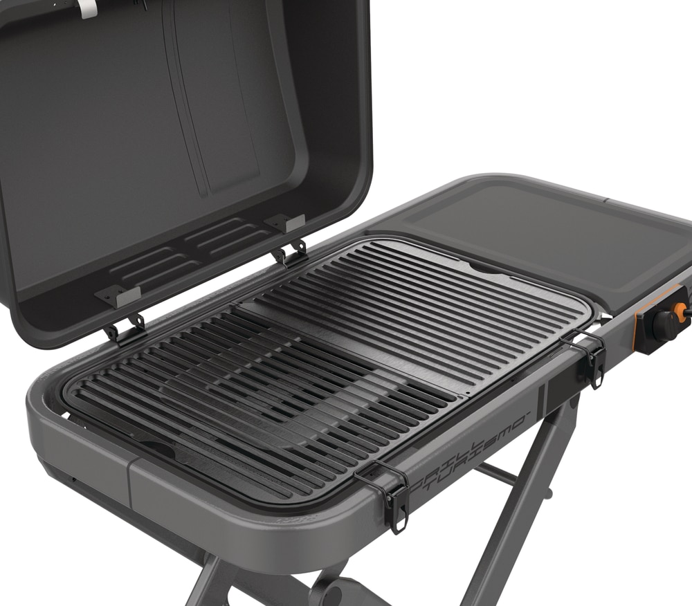 MASTER Chef Grill Turismo Portable Gas Grill with Foldable Cart