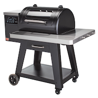 Barbecue à granules intelligent 6-en-1 à connexion Wi-Fi Vida par PADERNO avec écran tactile Front_Three_Fourths_Angled_Left