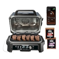 Ninja Woodfire™ Pro Connect XL 7-in-1 Single-Burner Smart Electric Grill, Smoker & BBQ Composite_or_Mixed