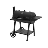 Master Chef Charcoal Barrel Grill BBQ, with Quick Access Charcoal Drawer Front_Three_Fourths_Angled_Right