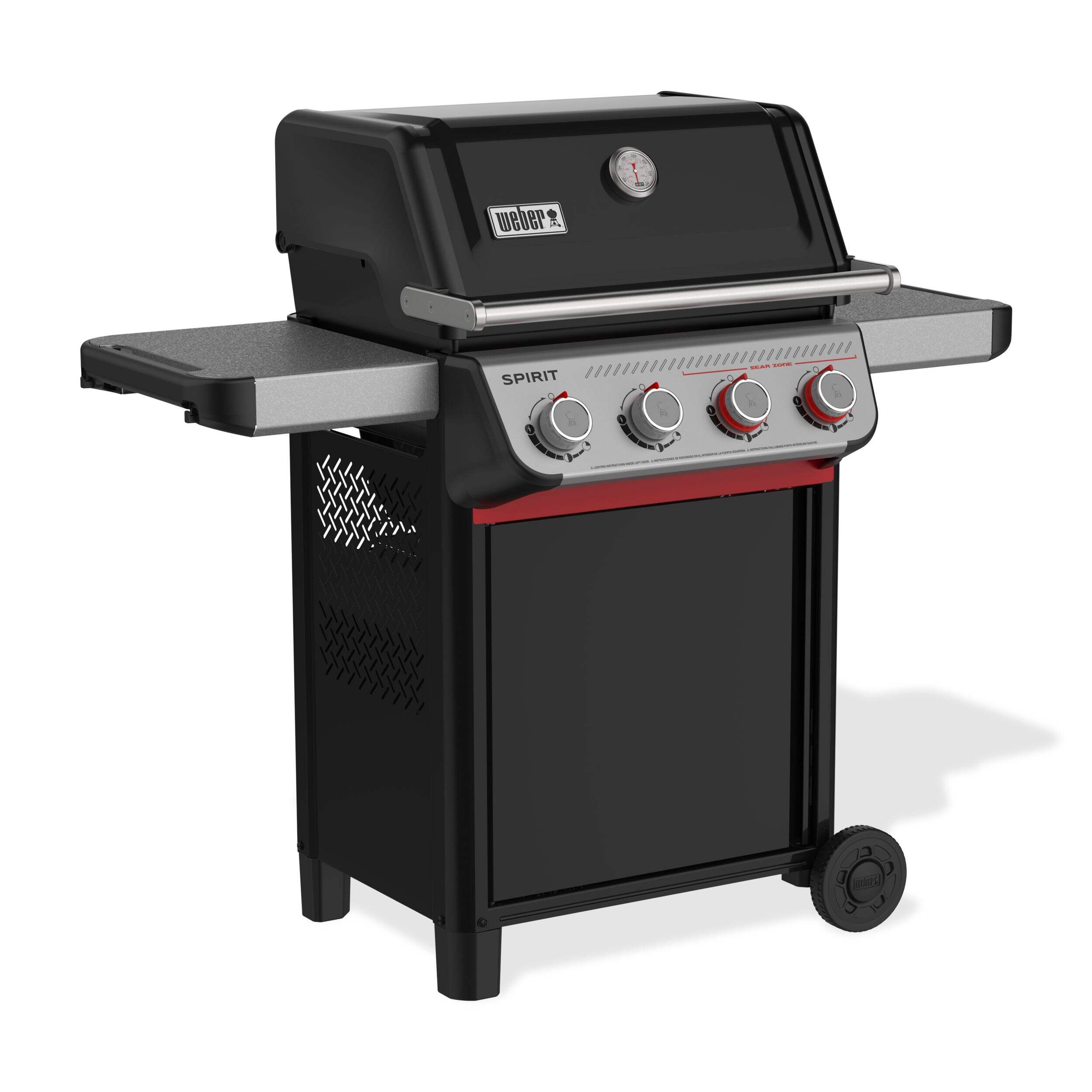 Weber Spirit E-425 Liquid Propane 4-Burner BBQ with Snap-Jet Ignition Front_Angled_Right