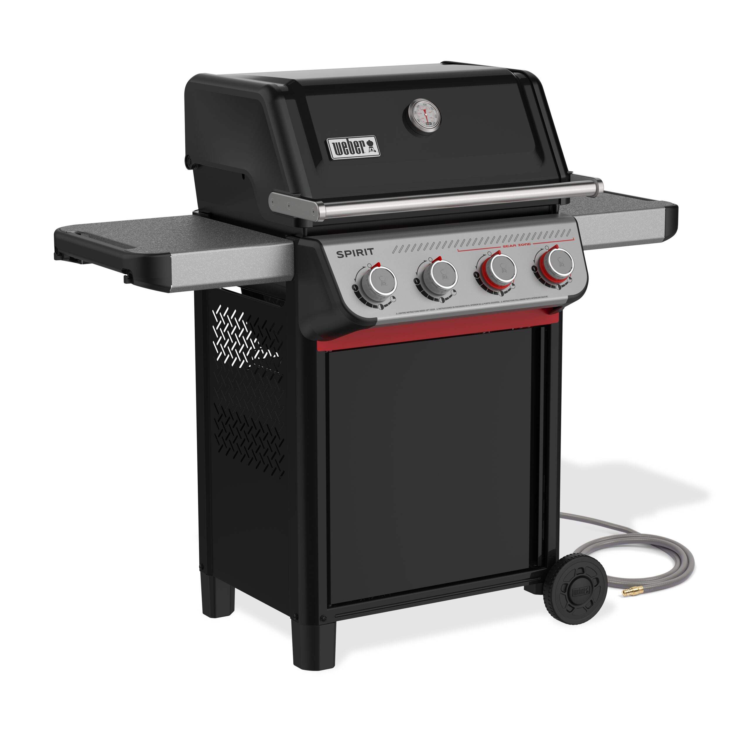 Weber Spirit E-425 Natural Gas 4-Burner BBQ with Snap-Jet Ignition Front_Three_Fourths_Angled_Right