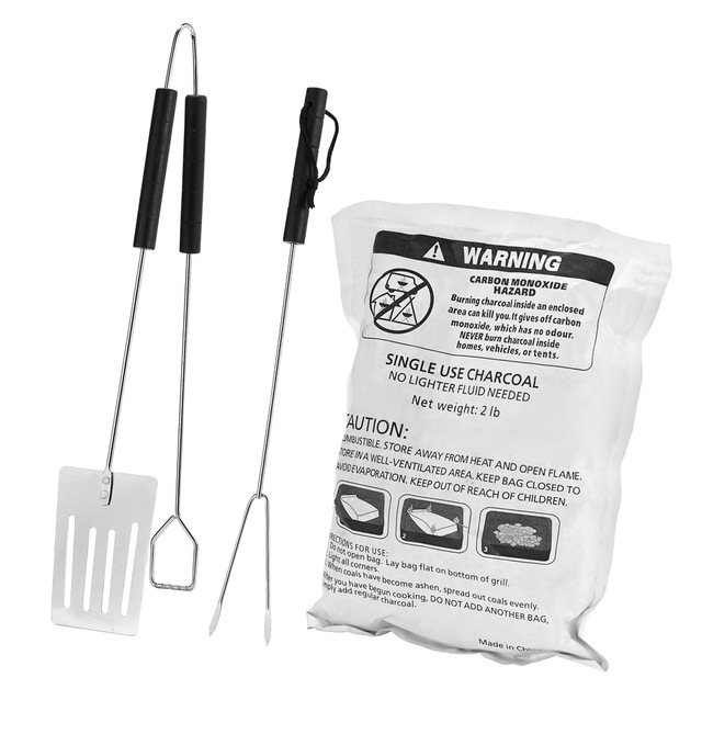 MASTER Chef Portable Charcoal BBQ Kit Canadian Tire