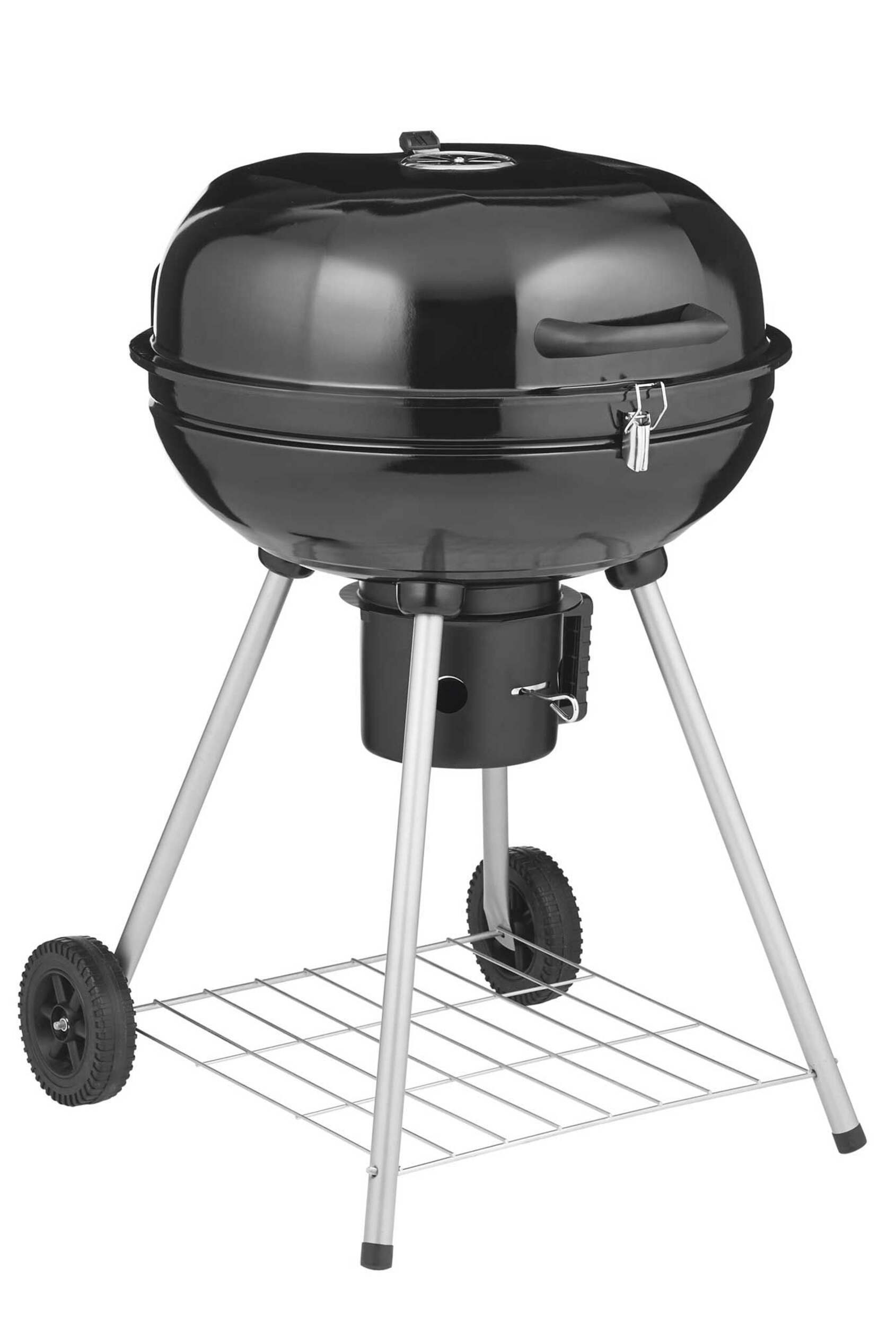 MASTER Chef Portable Charcoal Kettle BBQ Front_Three_Fourths_Angled_Right