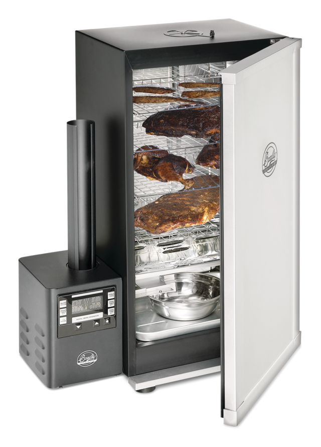 Bradley Digital 4Rack Electric Vertical Smoker with an Automatic Wood
