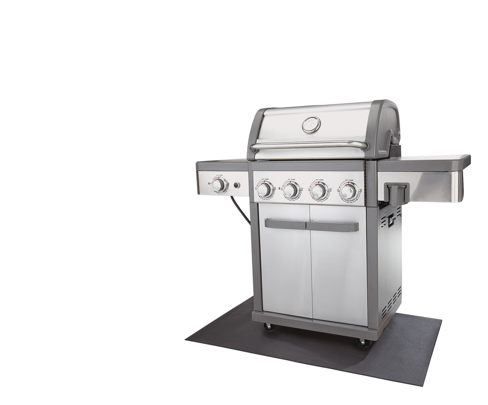 MASTER Chef Protective Rubber Under BBQ Grill Mat For Patio & Deck