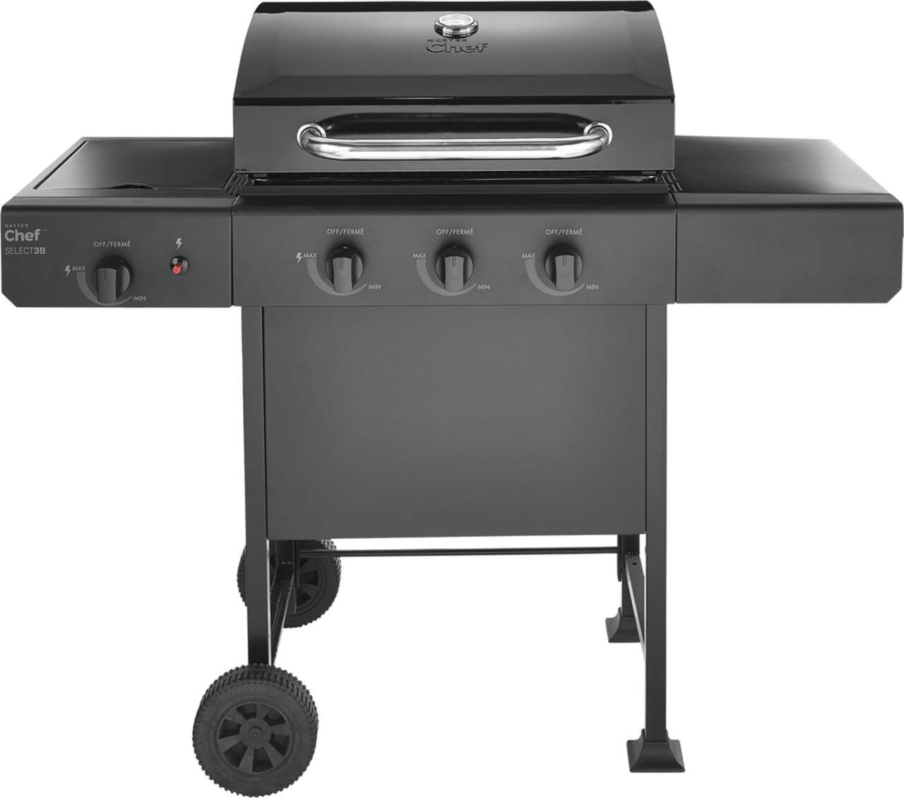 MASTER Chef Prime 3-Burner Propane Gas BBQ Grill