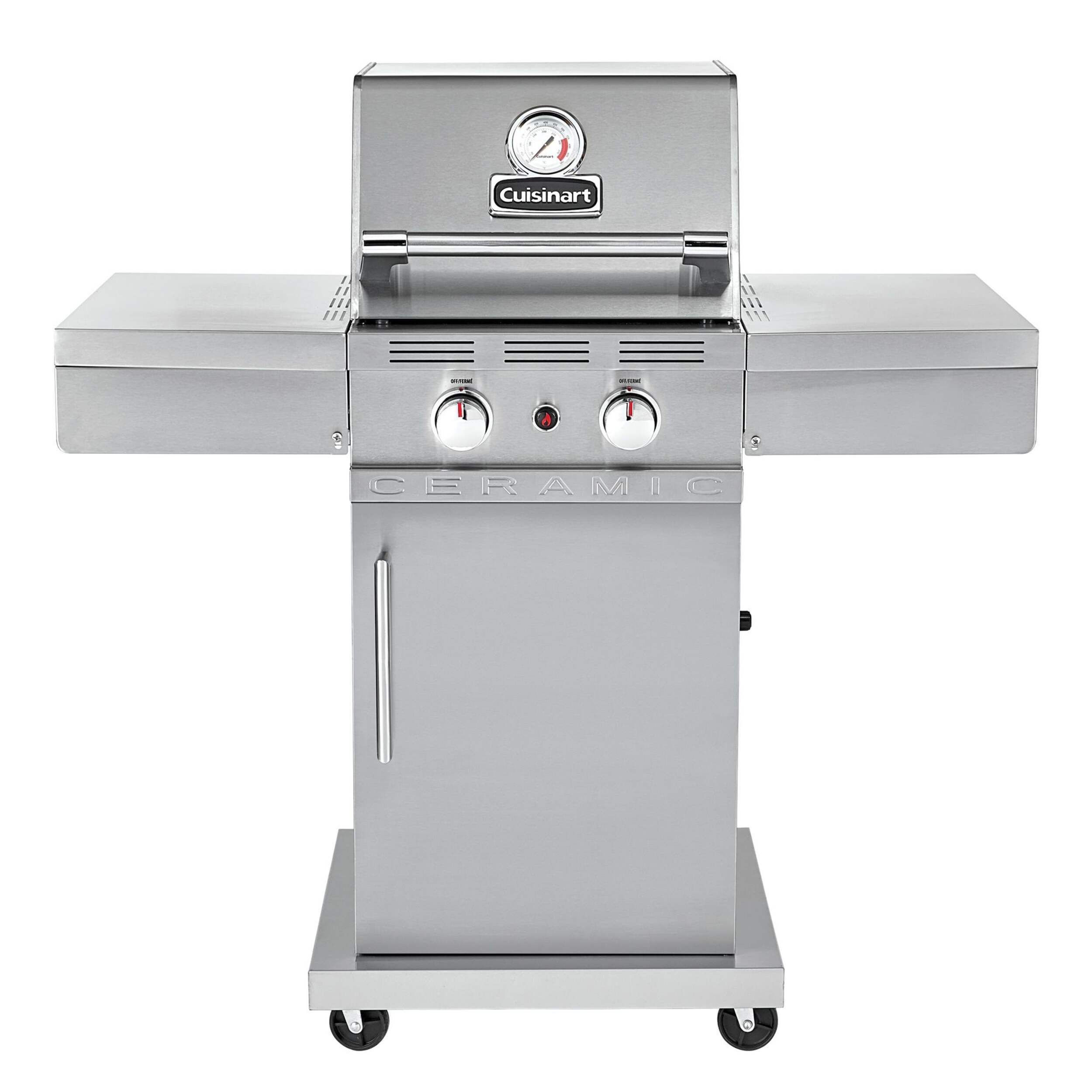 Cuisinart Ceramic Small Space Propane BBQ Front_Elevated