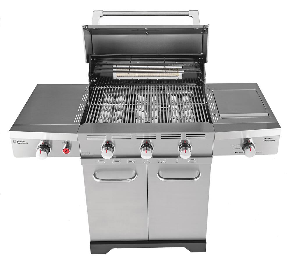 cuisinart ceramic small space gas bbq