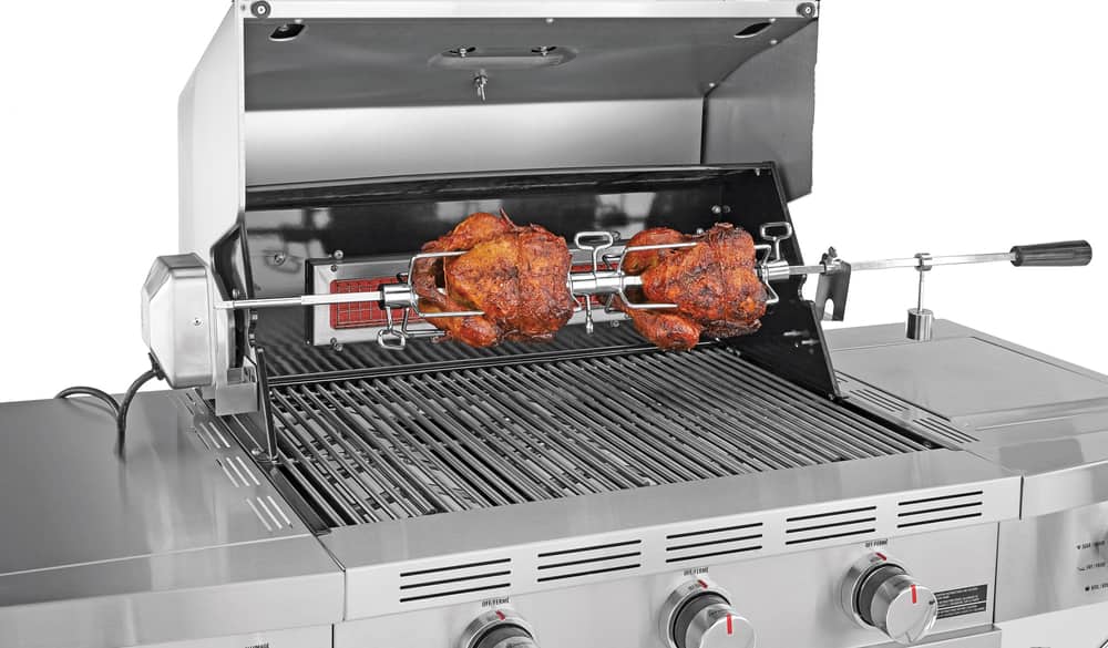 cuisinart ceramic small space gas bbq