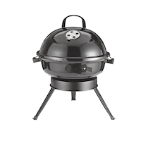 MASTER Chef Portable Charcoal Kettle BBQ Grill with Folding Legs Front_Flat