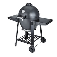 MASTER Chef Steel Kamado Grill Front_Angled_Left