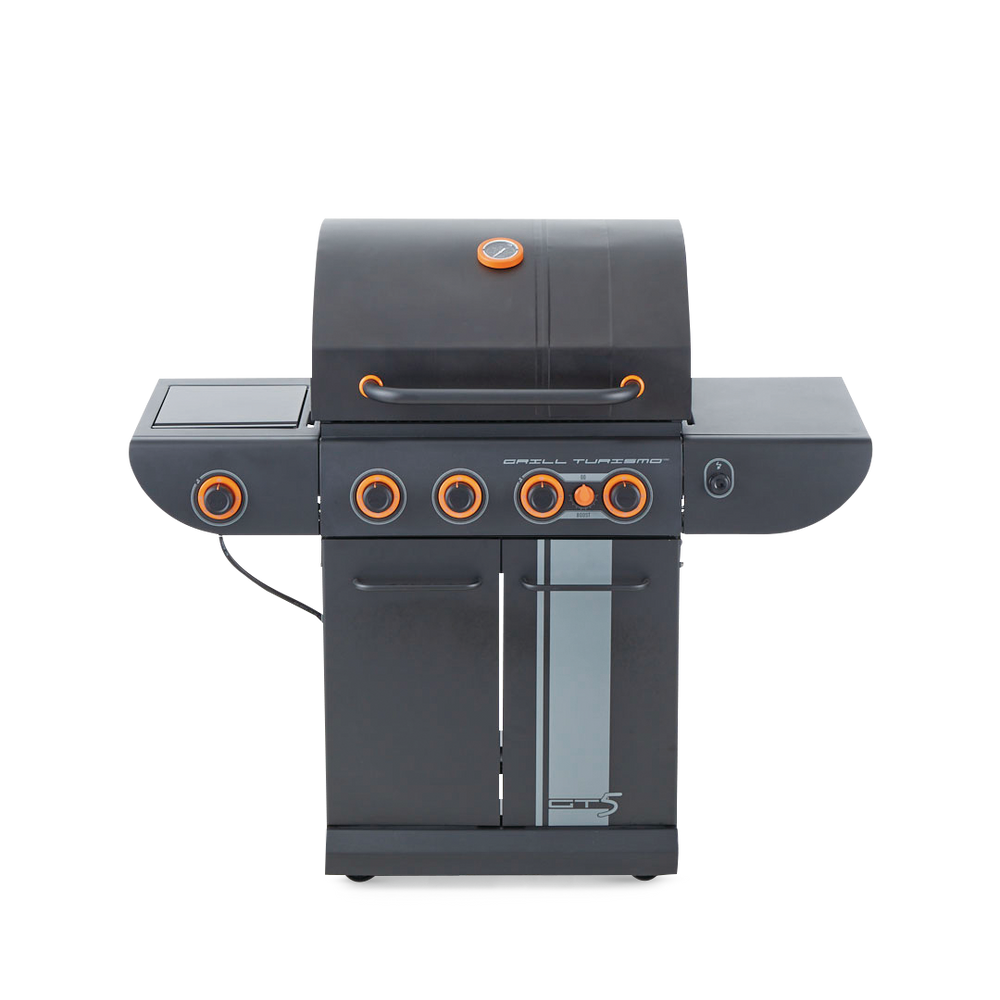 MASTER Chef Grill Turismo 4Burner Convertible Propane Gas BBQ Grill