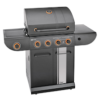 MASTER Chef Grill Turismo 5-Burner Convertible BBQ with Side Burner Front_Three_Fourths_Angled_Right