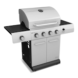 Barbecue convertible au propane avec brûleur latéral MASTER Chef Elite, 4 brûleurs Front_Three_Fourths_Angled_Right
