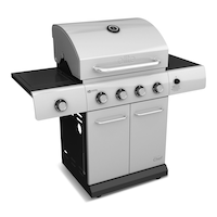 MASTER Chef Elite 4-Burner Convertible Propane Gas BBQ Grill with Side Burner Front_Three_Fourths_Angled_Right