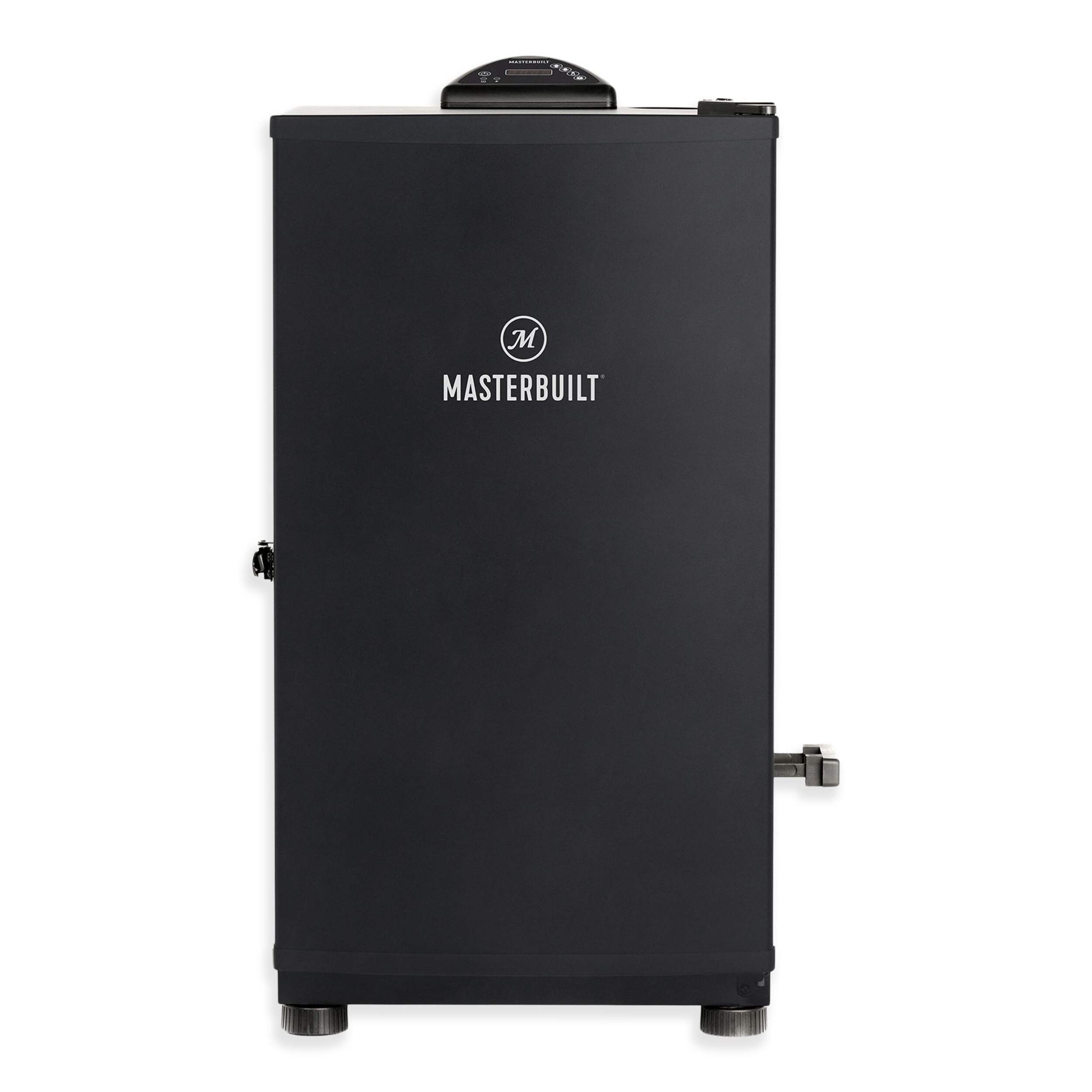 MasterBuilt - Fumoir électrique vertical à copeaux de bois numérique, 4 grilles Front_Flat