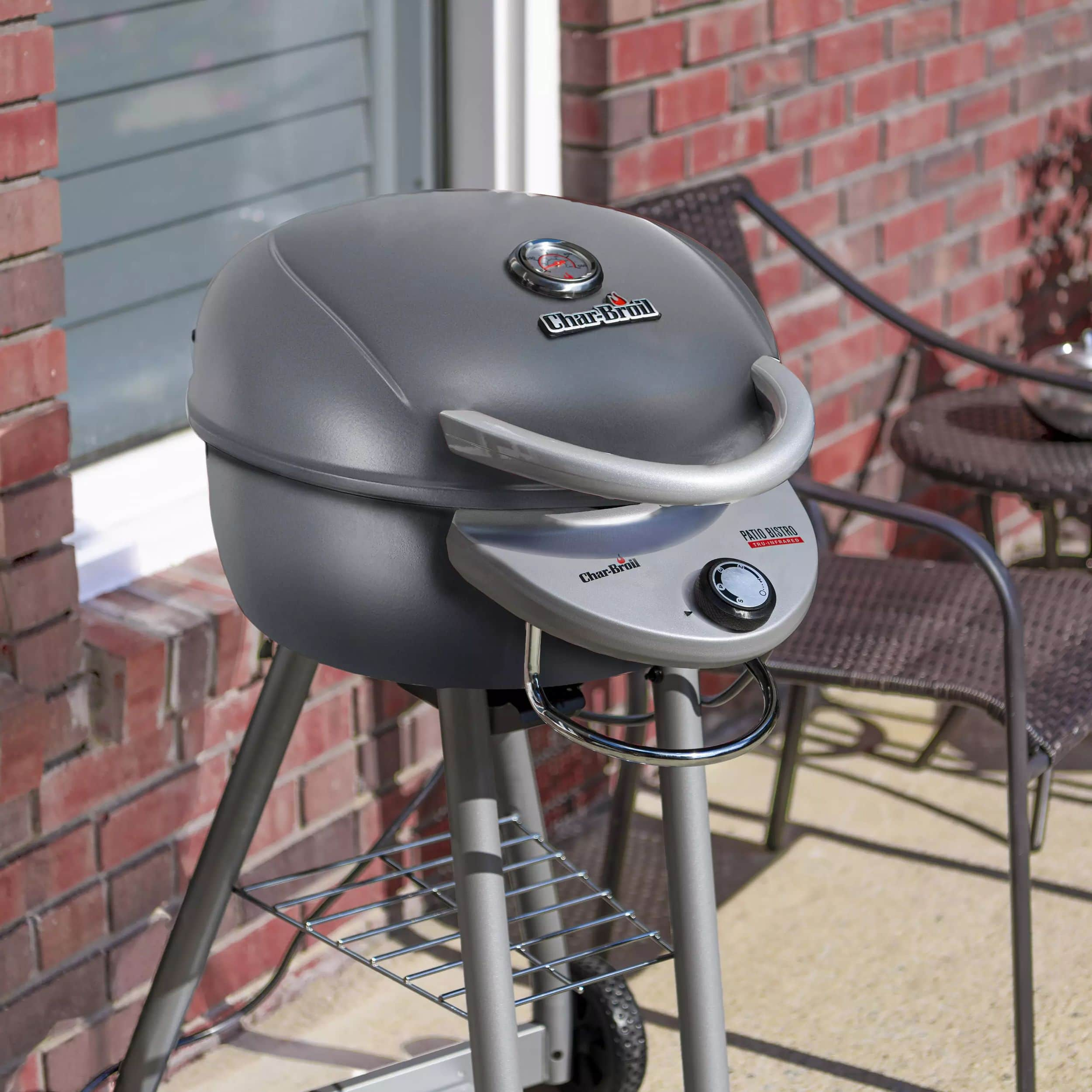 Char Broil Patio Bistro Tru Infrared Electric BBQ Grill with a