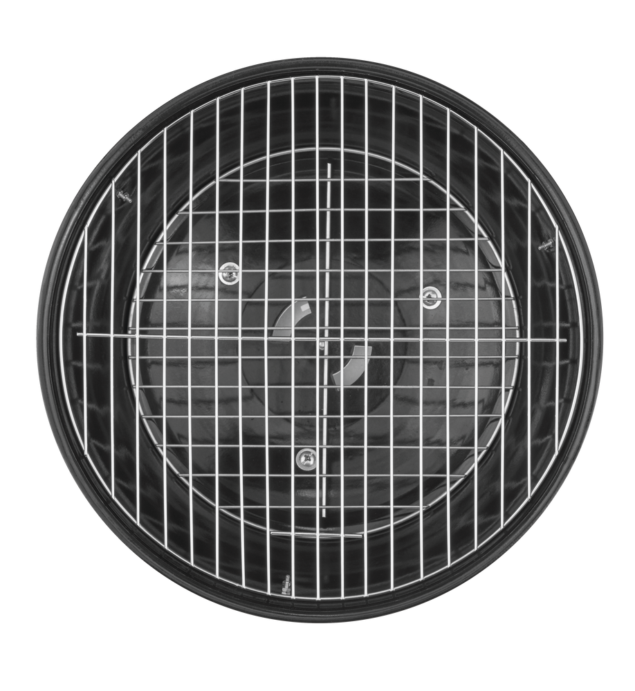 MASTER Chef Portable 14In Charcoal Kettle BBQ Grill with a Folding