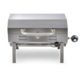 MASTER Chef Portable Tabletop Single-Burner Propane Gas BBQ Grill Front_Flat
