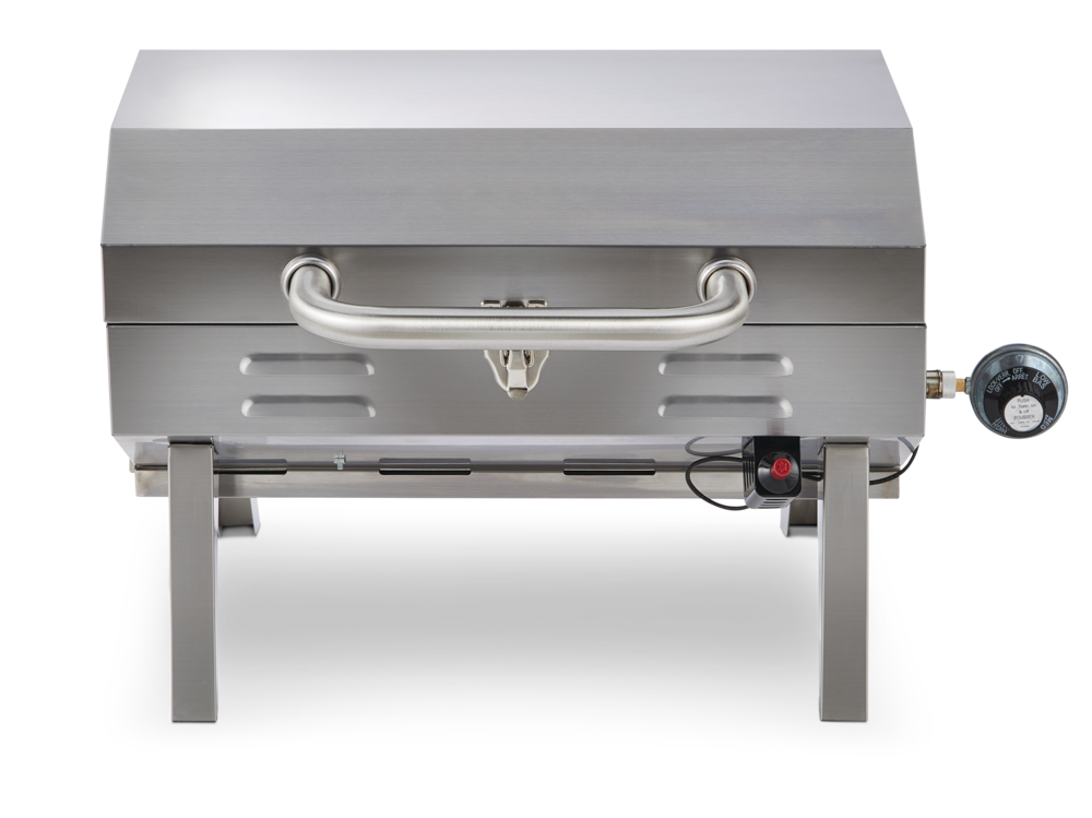 MASTER Chef Portable Tabletop SingleBurner Propane Gas BBQ Grill