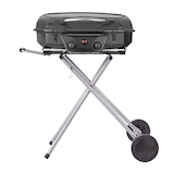 MASTER Chef Portable 2-Burner Propane Gas BBQ Grill with Folding Cart Stand Front_Flat
