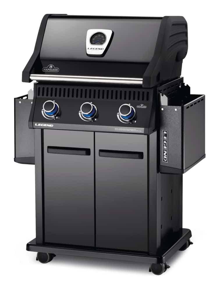 Napoleon Legend LD3 3-Burner Propane Gas BBQ Grill with Folding Side ...