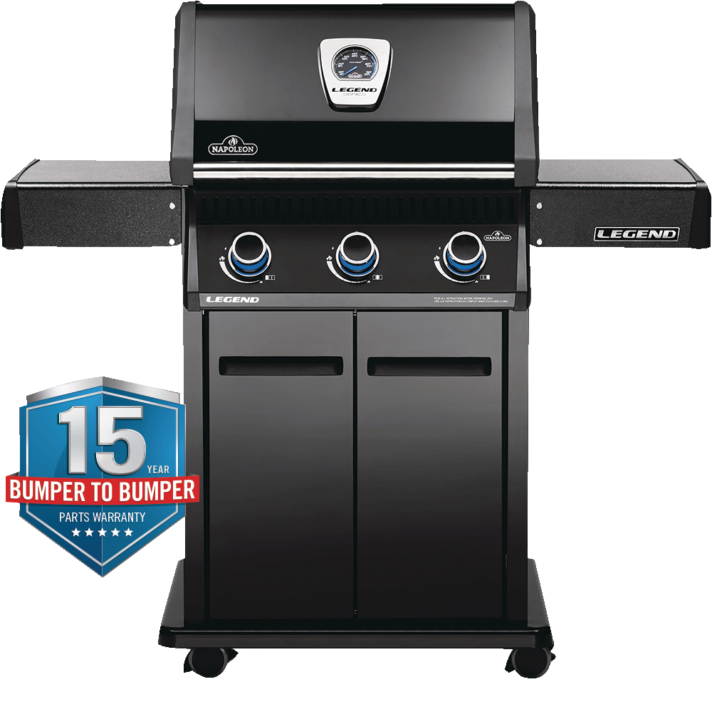 Napoleon Legend LD3 3Burner Propane Gas BBQ Grill with Folding Side