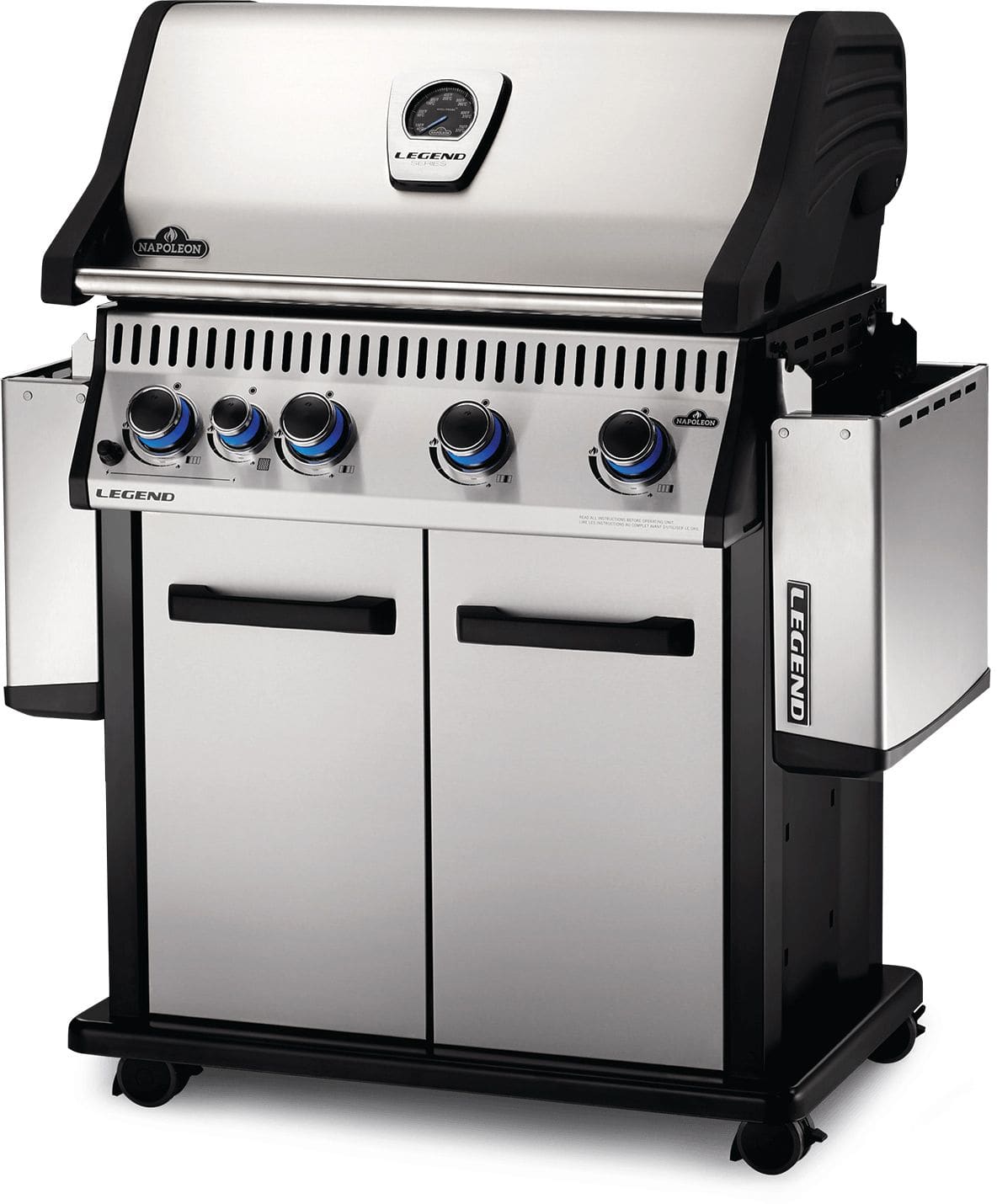 Napoleon Legend LD4X Stainless Steel Propane Gas BBQ Grill with 4 Main Burners and Infrared Side Burner Canadian Tire