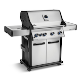 Napoleon Legend LD4X Stainless Steel Propane Gas BBQ Grill with 4 Main Burners and Infrared Side Burner Front_Angled_Right