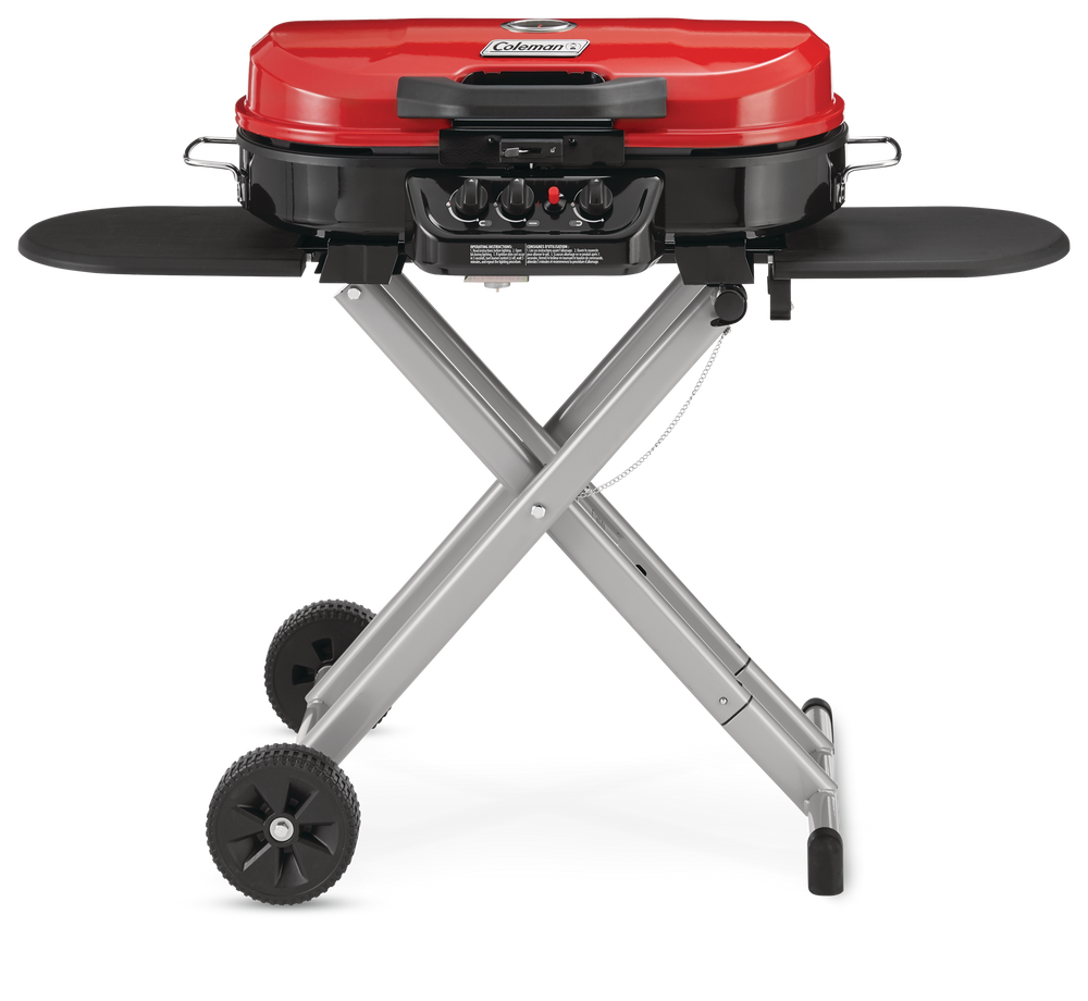 Coleman Roadtrip Portable 3 Burner Propane Gas Bbq Grill With A Folding Cart Stand Canadian Tire 7401