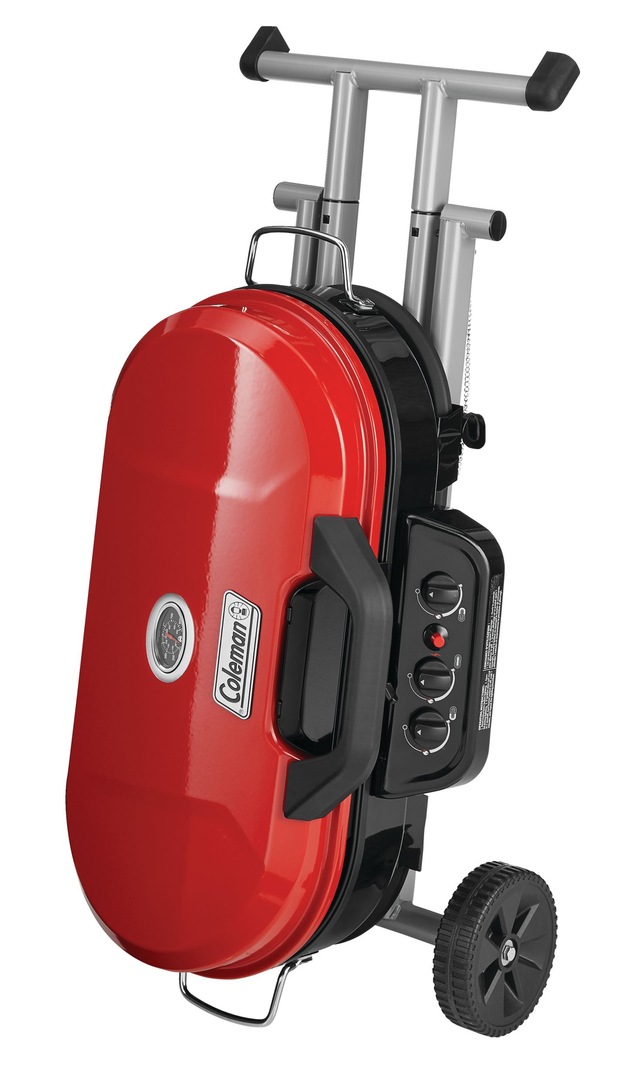 Coleman Roadtrip Portable 3Burner Propane Gas BBQ Grill with a Folding