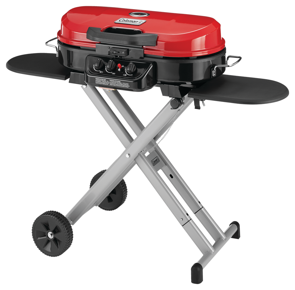 Coleman Roadtrip Portable 3 Burner Propane Gas Bbq Grill With A Folding Cart Stand Canadian Tire 8761