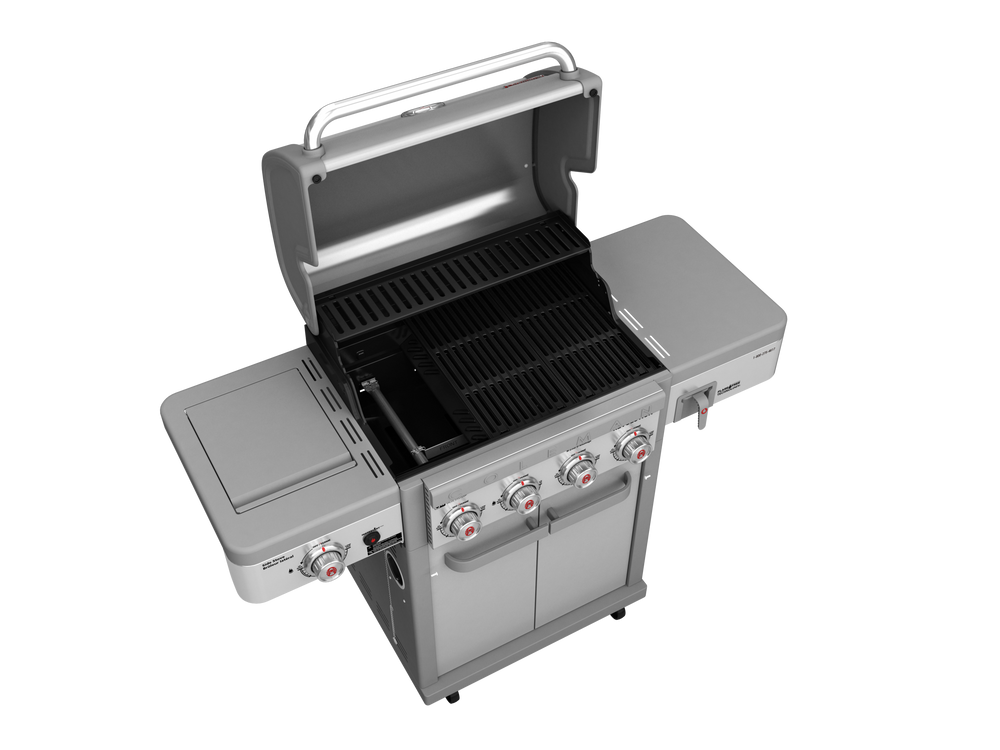 Coleman Revolution 4Burner Convertible Propane Gas BBQ Grill with an