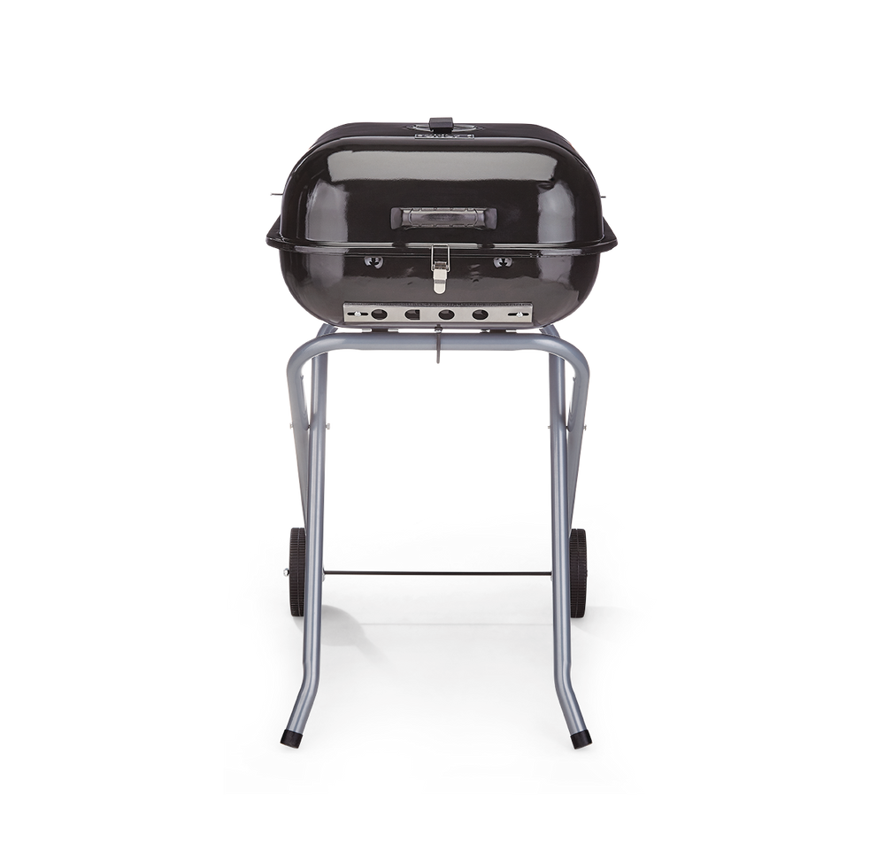 MASTER Chef Portable Charcoal Kettle BBQ Grill with a 2Wheel Folding